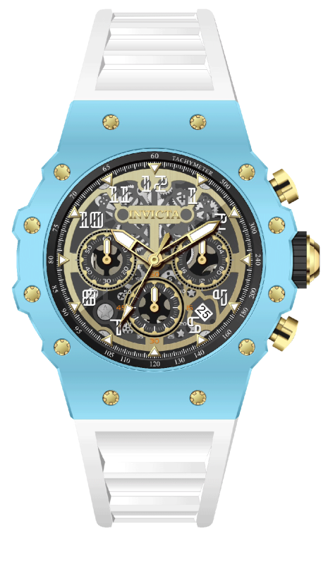 Preloved - Invicta Mens Racing 43.5mm Quartz Watch In-69652 One Color Watches