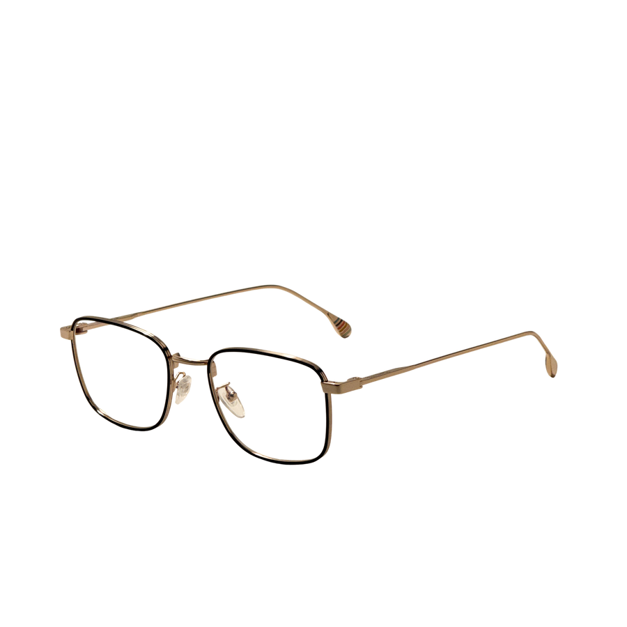 Preloved - Paul Smith Mens Garrick 52mm Shiny Light Gold Black Eyeglasses Psop09652-002-52 One Color