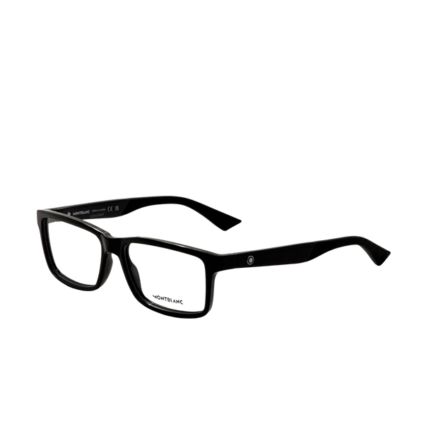 Preloved - Montblanc Mens 57 Mm Black Eyeglasses Mb0402o-001-57 One Color