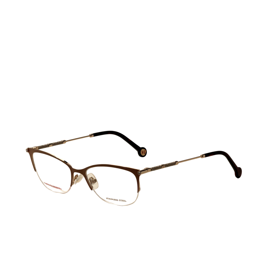 Preloved - Carolina Herrera Womens 54mm Gold Nude Eyeglasses Her0153-Bku-54 One Color