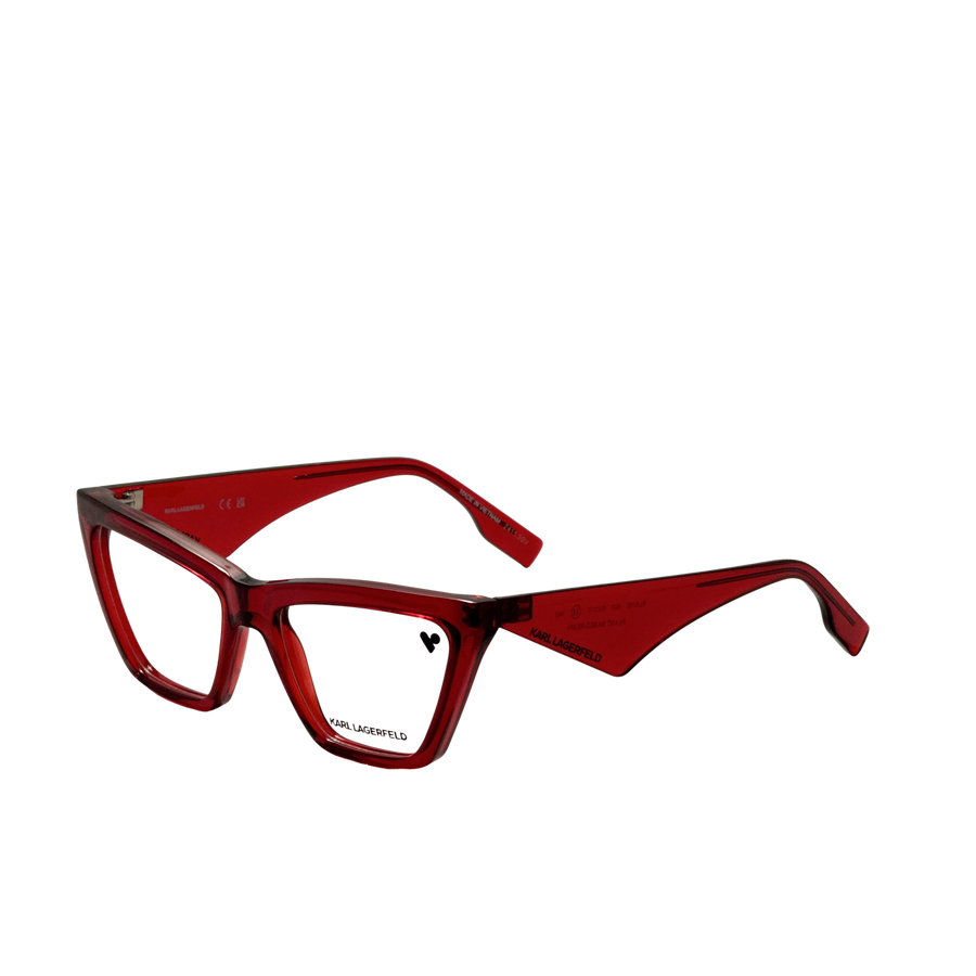 Preloved - Karl Lagerfeld Womens 54mm Crystal Red Eyeglasses Kl6195-600-54 One Color