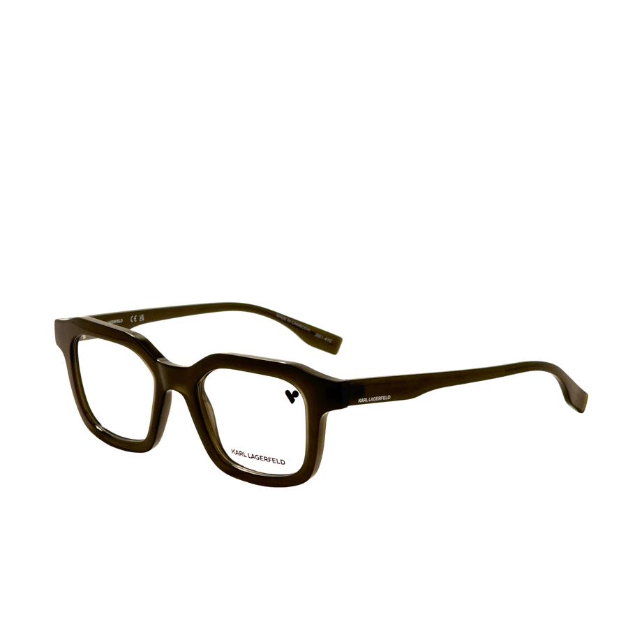 Preloved - Karl Lagerfeld Mens 50mm Khaki Eyeglasses Kl6197-275-50 One Color