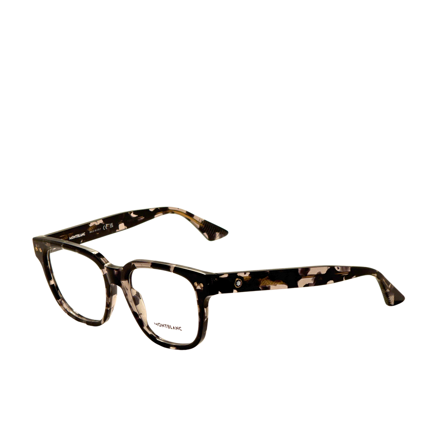 Preloved - Montblanc Mens 53 Mm Black Tortoise Eyeglasses Mb0321o-003-53 One Color