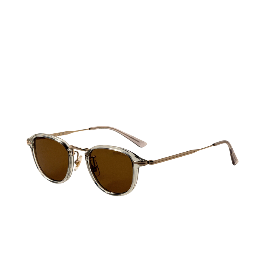 Preloved - Montblanc Mens 48 Mm Grey Gold Sunglasses Mb0336s-003-48 One Color