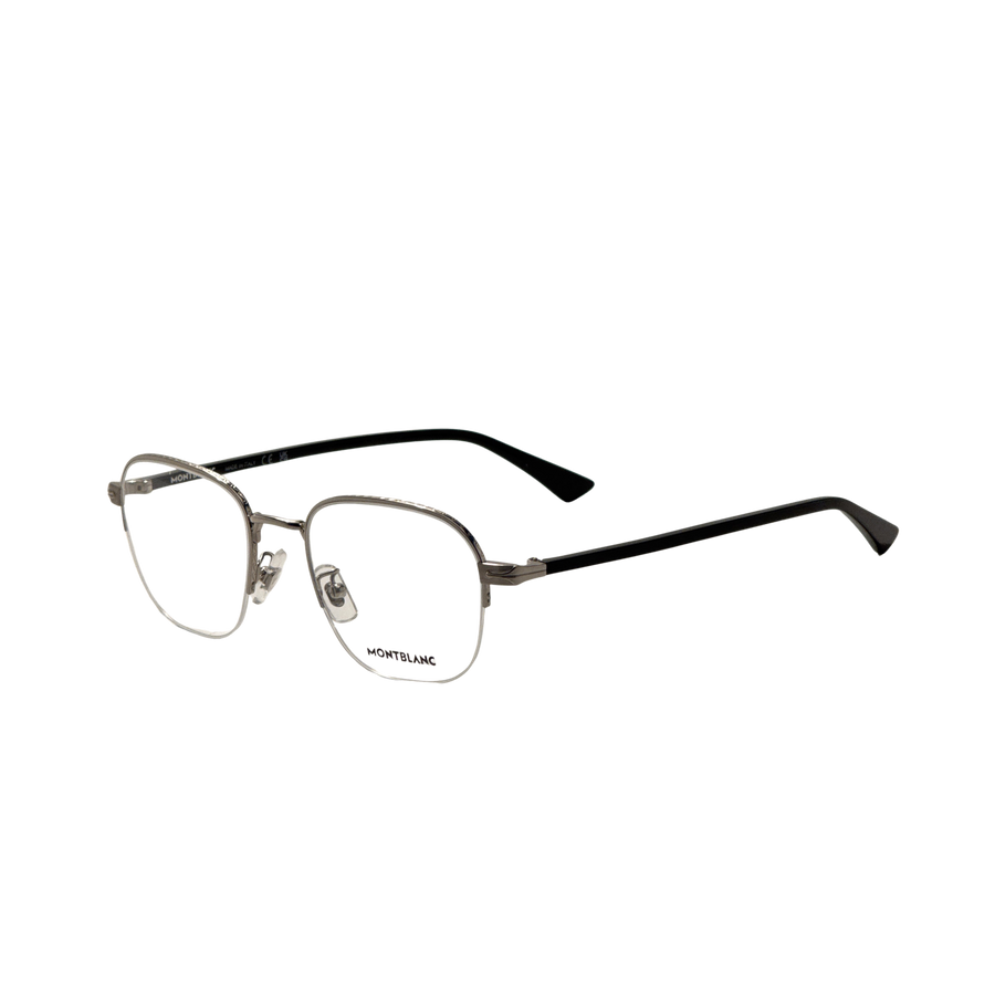 Preloved - Montblanc Mens 53 Mm Silver Eyeglasses Mb0341o-001-53 One Color