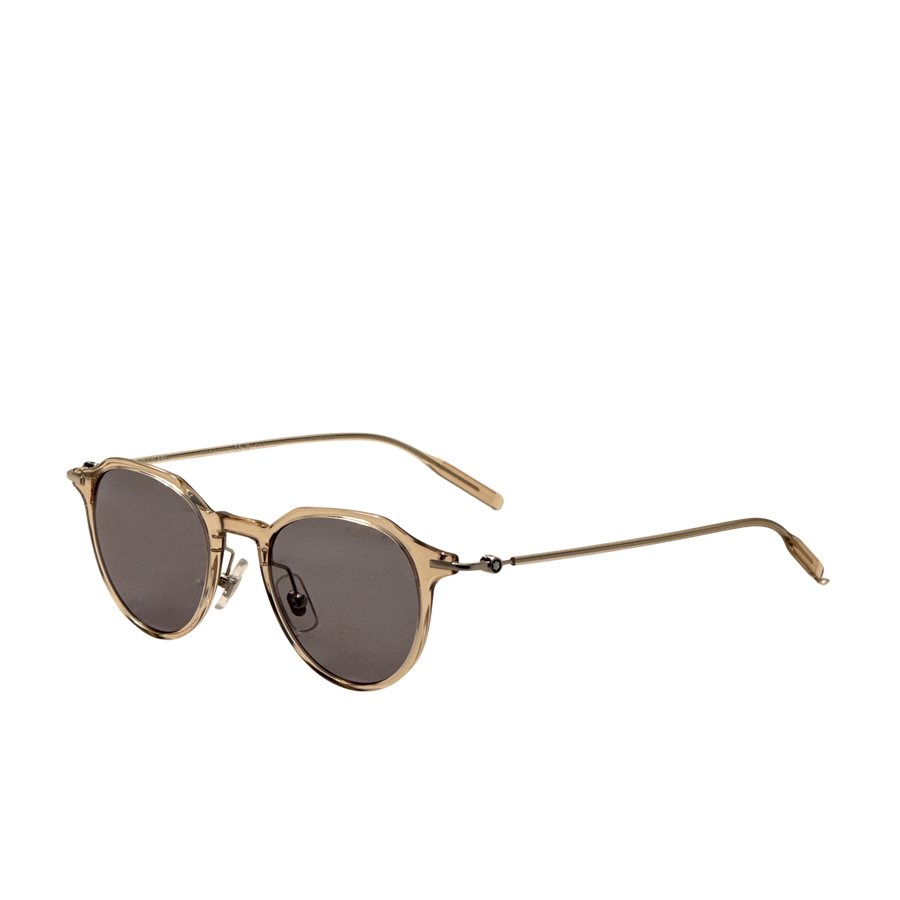 Preloved - Montblanc Mens 49 Mm Beige Eyeglasses Mb0355s-004-49 One Color