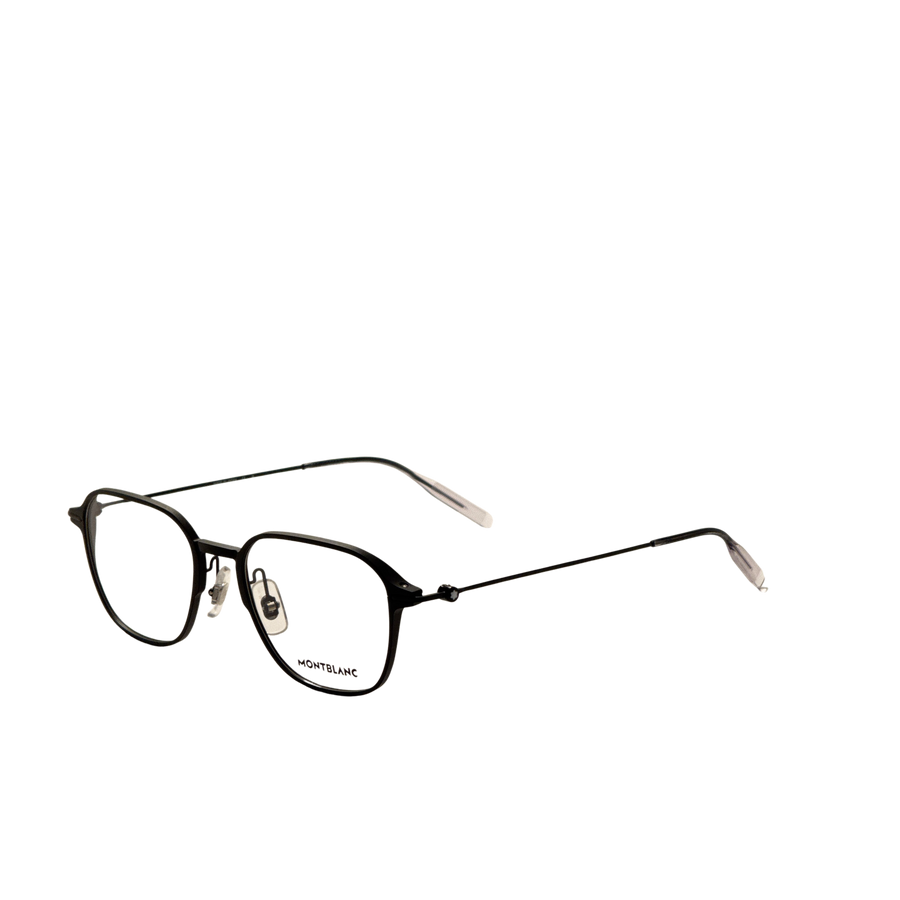 Preloved - Montblanc Mens 51 Mm Black Eyeglasses Mb0358o-002-51 One Color