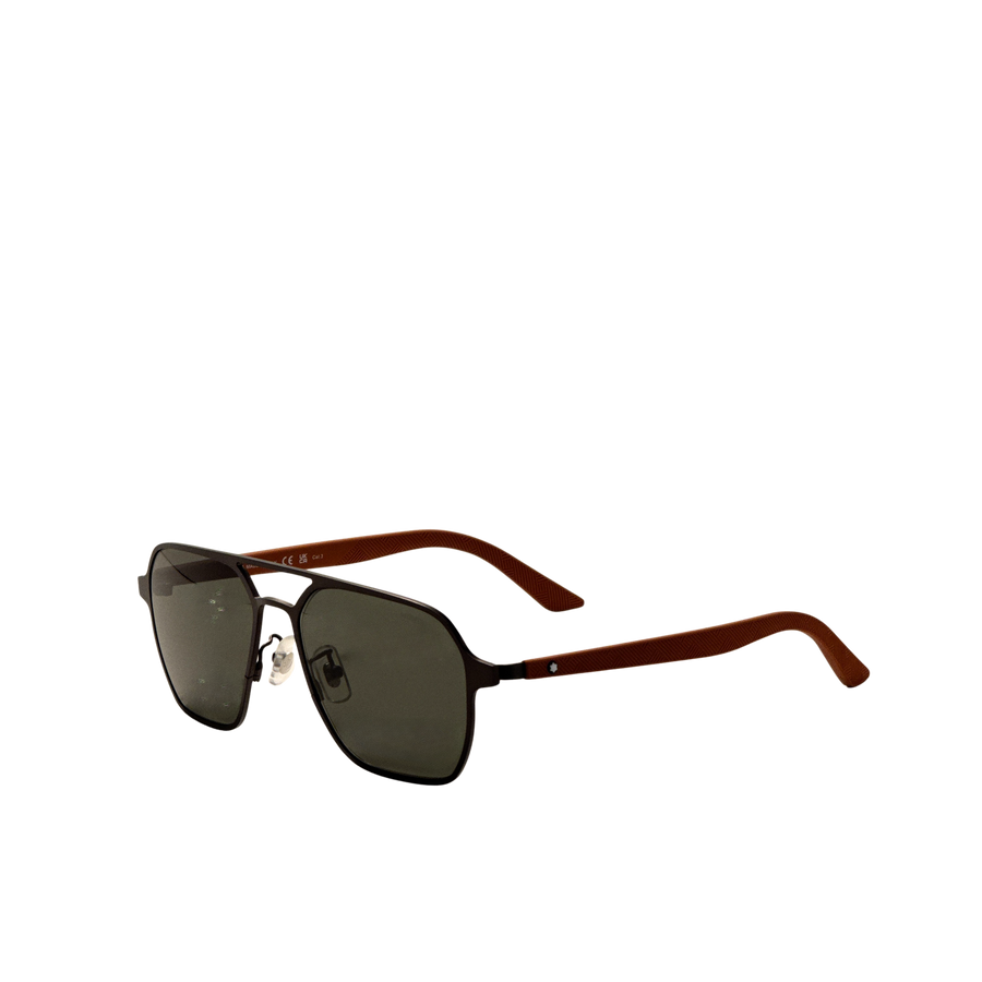 Preloved - Montblanc Mens 56 Mm Grey Sunglasses Mb0360s-006-56 One Color