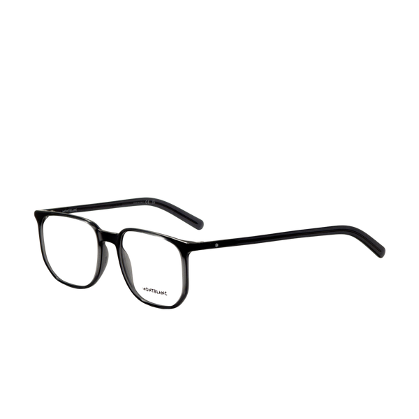 Preloved - Montblanc Mens 54 Mm Shiny Crystal Grey Eyeglasses Mb0388o-002-54 One Color
