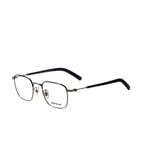 Preloved - Montblanc Mens 52 Mm Silver Eyeglasses Mb0389o-009-52 One Color