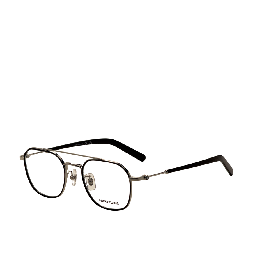 Preloved - Montblanc Mens 51 Mm Silver Eyeglasses Mb0391oa-001-51 One Color