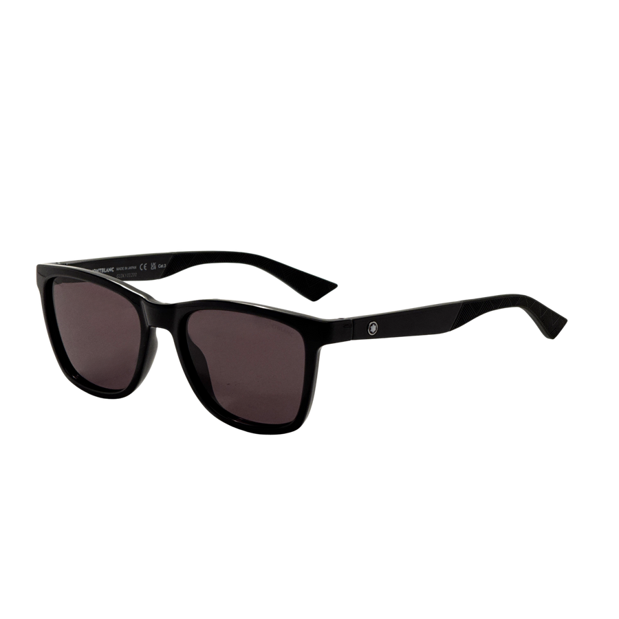 Preloved - Montblanc Mens 55 Mm Black Sunglasses Mb0399s-006 One Color