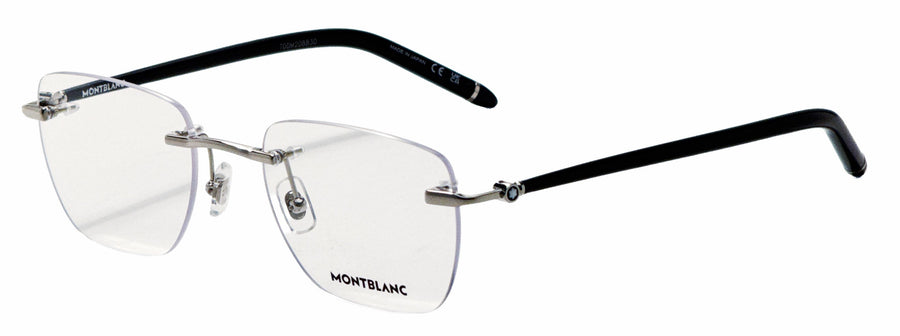Preloved - Montblanc Mens 53 Mm Silver Eyeglasses Mb0274o-003-53 One Color