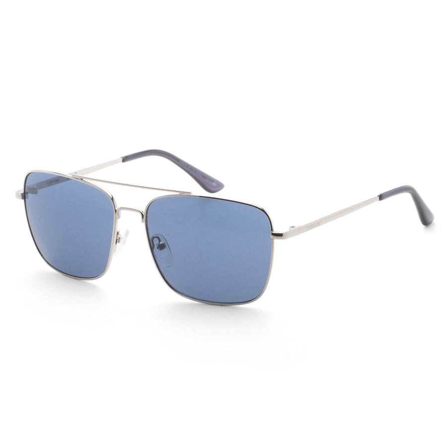 Preloved - Calvin Klein Unisex 57mm Silver Sunglasses Ck19136sn-045 One Color