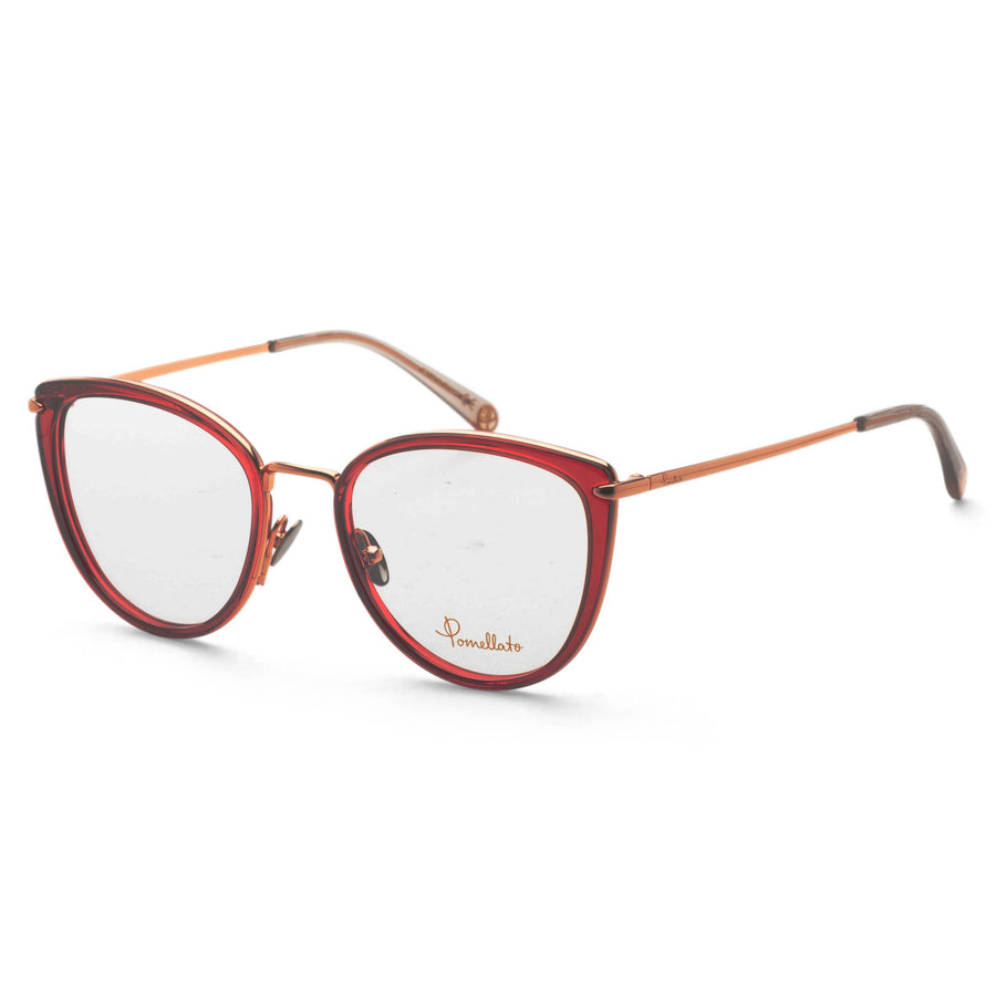 Preloved - Pomellato Womens 51 Mm Red Gold Eyeglasses Pm0083o-30008665-003 One Color