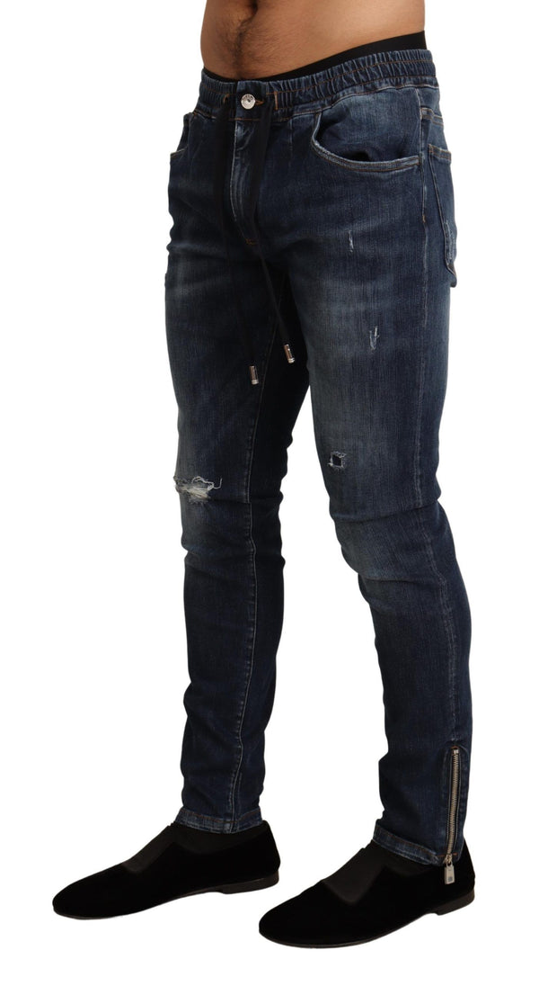 Dolce & Gabbana 92% Cotton jeans in blue