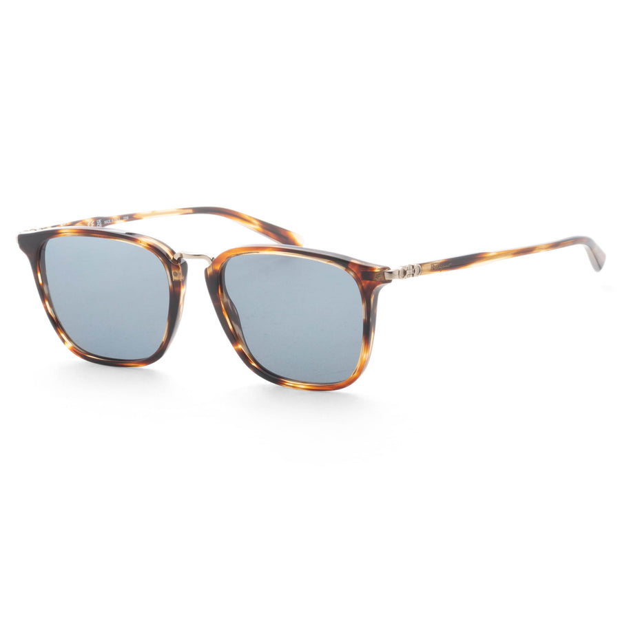 Preloved - Ferragamo Mens Fashion 54 Mm Striped Brown Sunglasses Sf910s-5418216 One Color