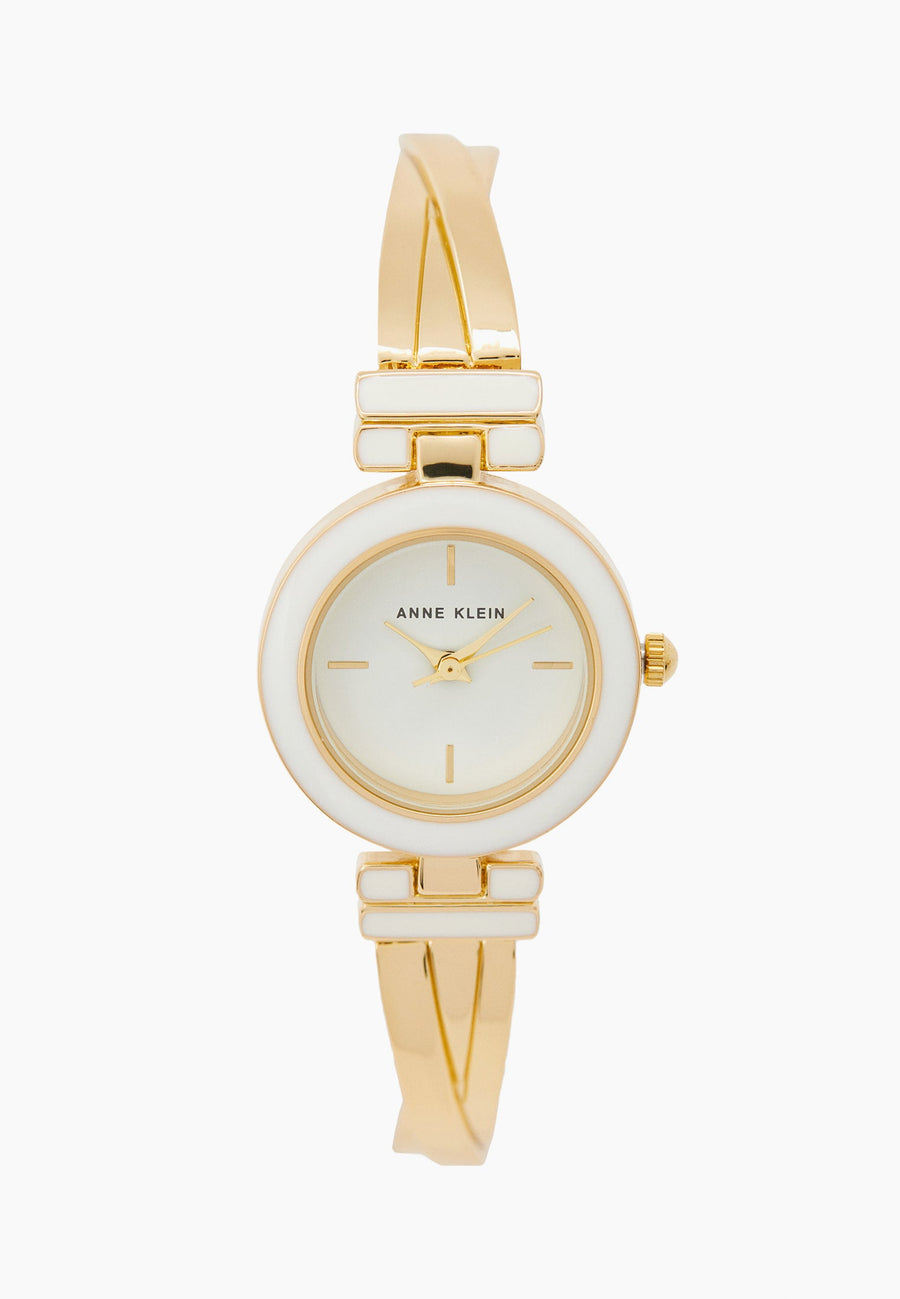 Preloved - Anne Klein Womens Classic 24.5 Quartz Watch Ak-3284wtst One Color Watches