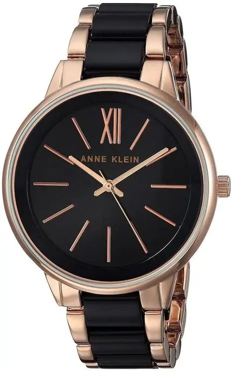 Preloved - Anne Klein Womens Classic 37 Quartz Watch Ak-1412bkrg One Color Watches