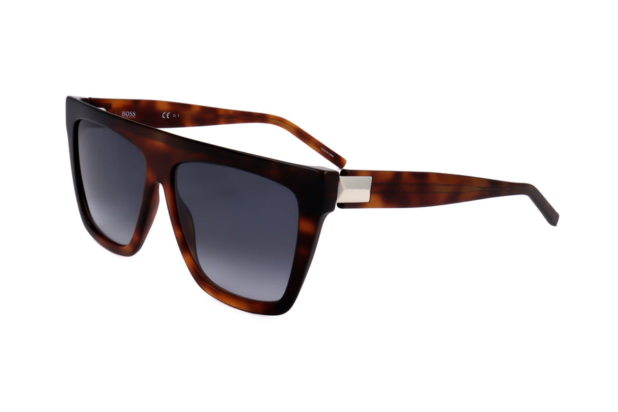 Preloved - Hugo Boss Womens 57mm Havana Sunglasses Boss1153-S-086-9o One Color