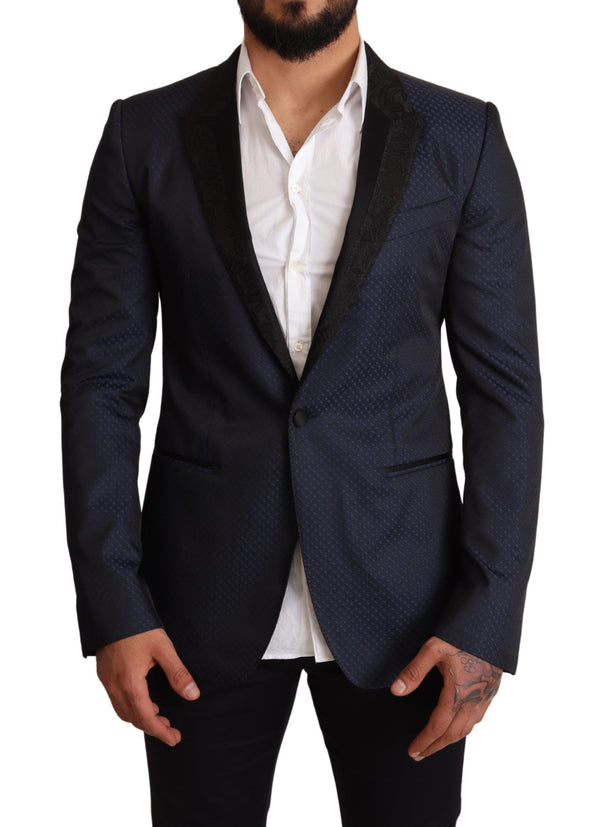 Dolce & Gabbana 6% Acrylic blazer in blue