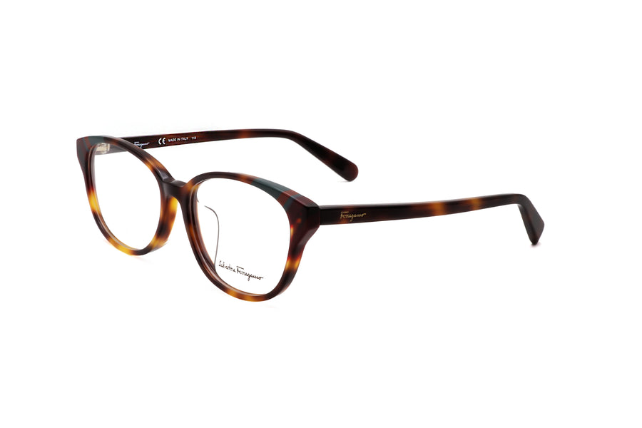 Preloved - Ferragamo Womens 54mm Tortoise Eyeglasses Sf2809a-214-54 One Color