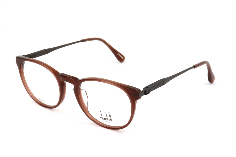Preloved - Dunhill Mens 50mm Nero Lucido Eyeglasses Vdh144-08yl-50 One Color