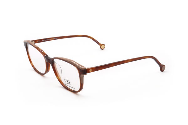 Preloved - Carolina Herrera Womens 53 Mm Brown Eyeglasses Vhe776k-09xw-53 One Color