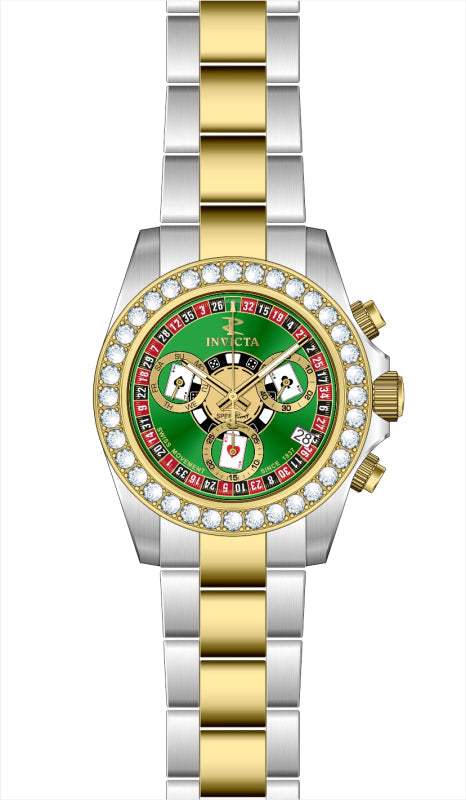Preloved - Invicta Mens Elite Diamond 42mm Quartz Watch In-51108 One Color Watches
