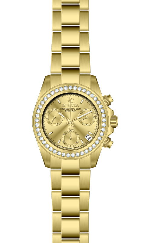 Preloved - Invicta Womens Elite Diamond 38mm Quartz Watch In-51111 One Color Watches