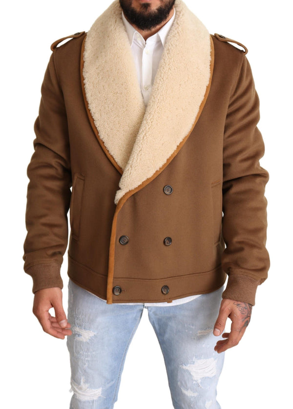 Dolce & Gabbana 72% Virgin Wool jacket in brown