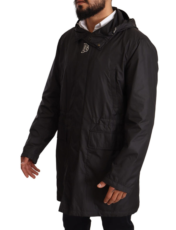 Dolce & Gabbana 100% Polyester coat in black