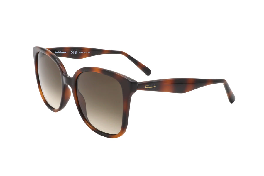 Preloved - Ferragamo Womens 56 Mm Tortoise Sunglasses Sf1072s-240-56 One Color