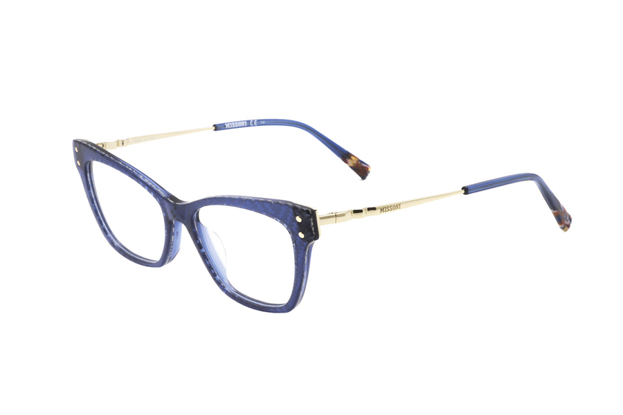 Preloved - Missoni Womens 52 Mm Blue Eyeglasses Mis0045-Pjp-52 One Color