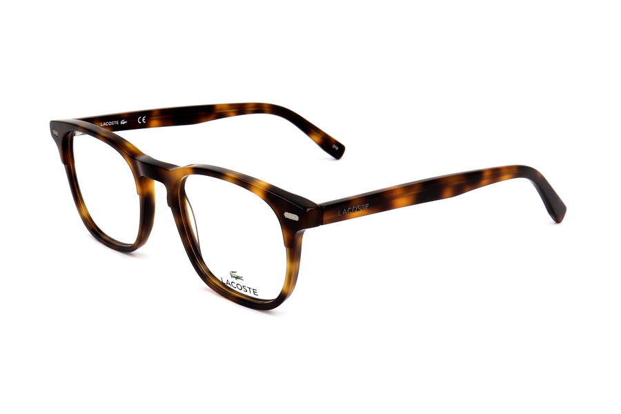 Preloved - Lacoste Mens 50 Mm Havana Eyeglasses L2832-214-50 One Color