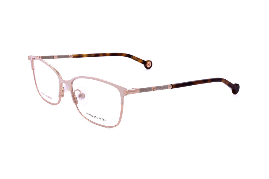 Preloved - Carolina Herrera Womens 54 Mm Gold Pink Eyeglasses Her0200-Eyr-54 One Color