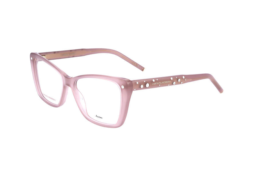 Preloved - Carolina Herrera Womens 53 Mm Nude Eyeglasses Her0149-Fwm-53 One Color