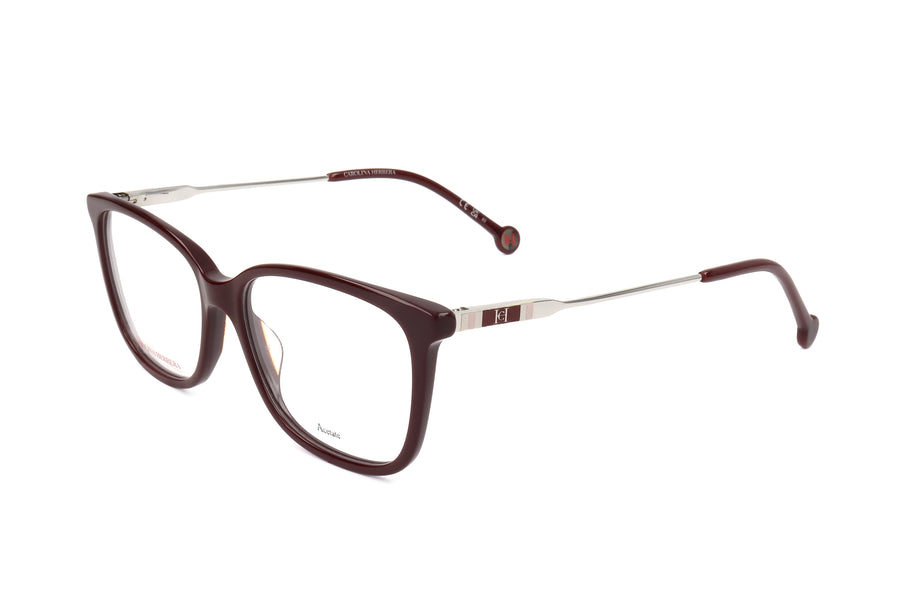 Preloved - Carolina Herrera Womens 54 Mm Burgundy Eyeglasses Ch0072-Lhf-54 One Color