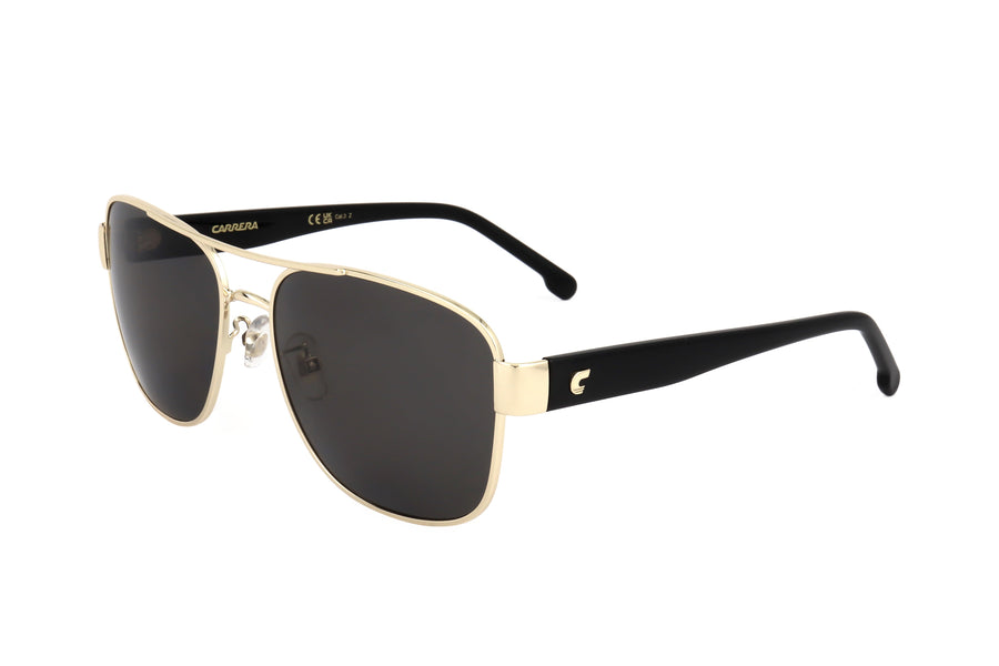 Preloved - Carrera Womens 58 Mm Gold-Black Sunglasses Carrera3042-S-Rhl-58 One Color