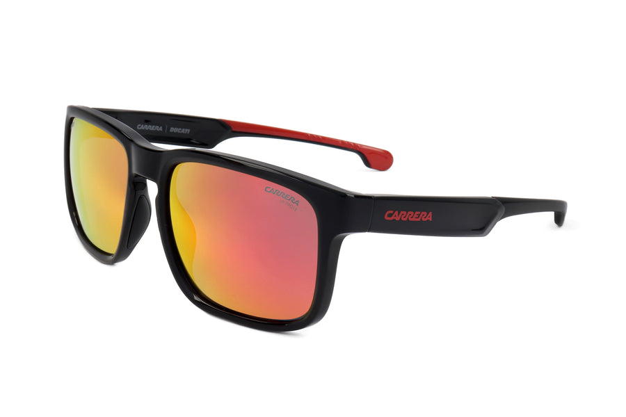 Preloved - Carrera Mens 57 Mm Black Red Sunglasses Carduc001-S-Oit-57 One Color