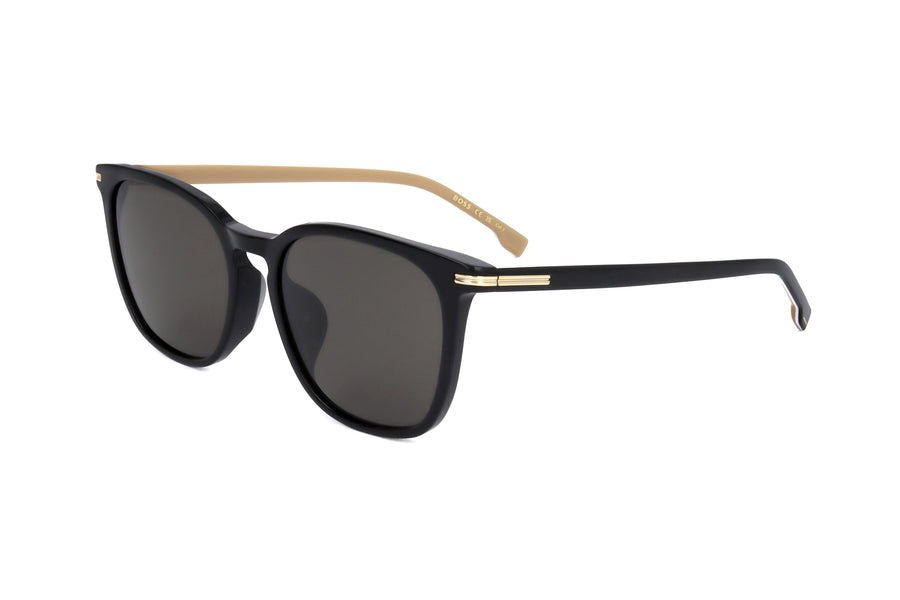 Preloved - Hugo Boss Mens 56 Mm Black Sunglasses Boss1668-F-Sk-807-56 One Color