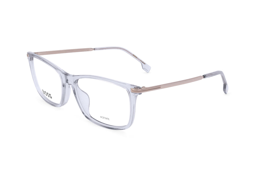 Preloved - Hugo Boss Mens 56 Mm Grey Gold Eyeglasses Boss1614-F-Ft3-56 One Color