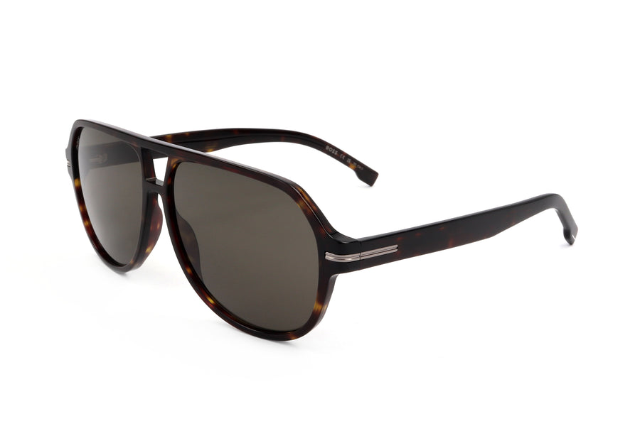 Preloved - Hugo Boss Mens 59 Mm Havana Sunglasses Boss1507-S-086-59 One Color
