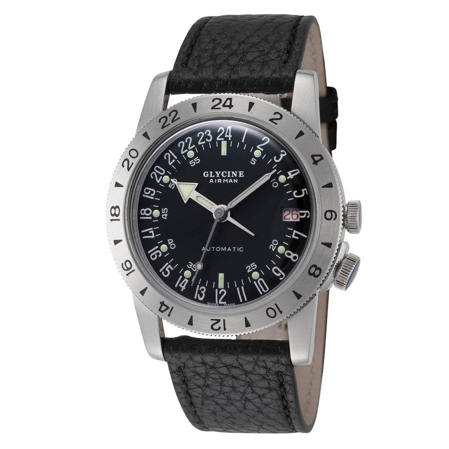 Preloved - Glycine Mens Airman No. 1 Purist 36mm Automatic Watch Gl0371 One Color Watches