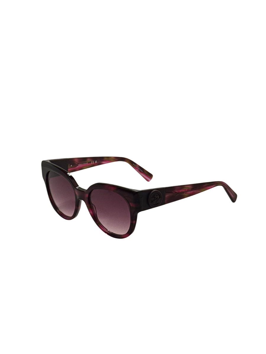 Preloved - Longchamp Womens 53mm Textured Purple Sunglasses Lo779sn-234-53 One Color