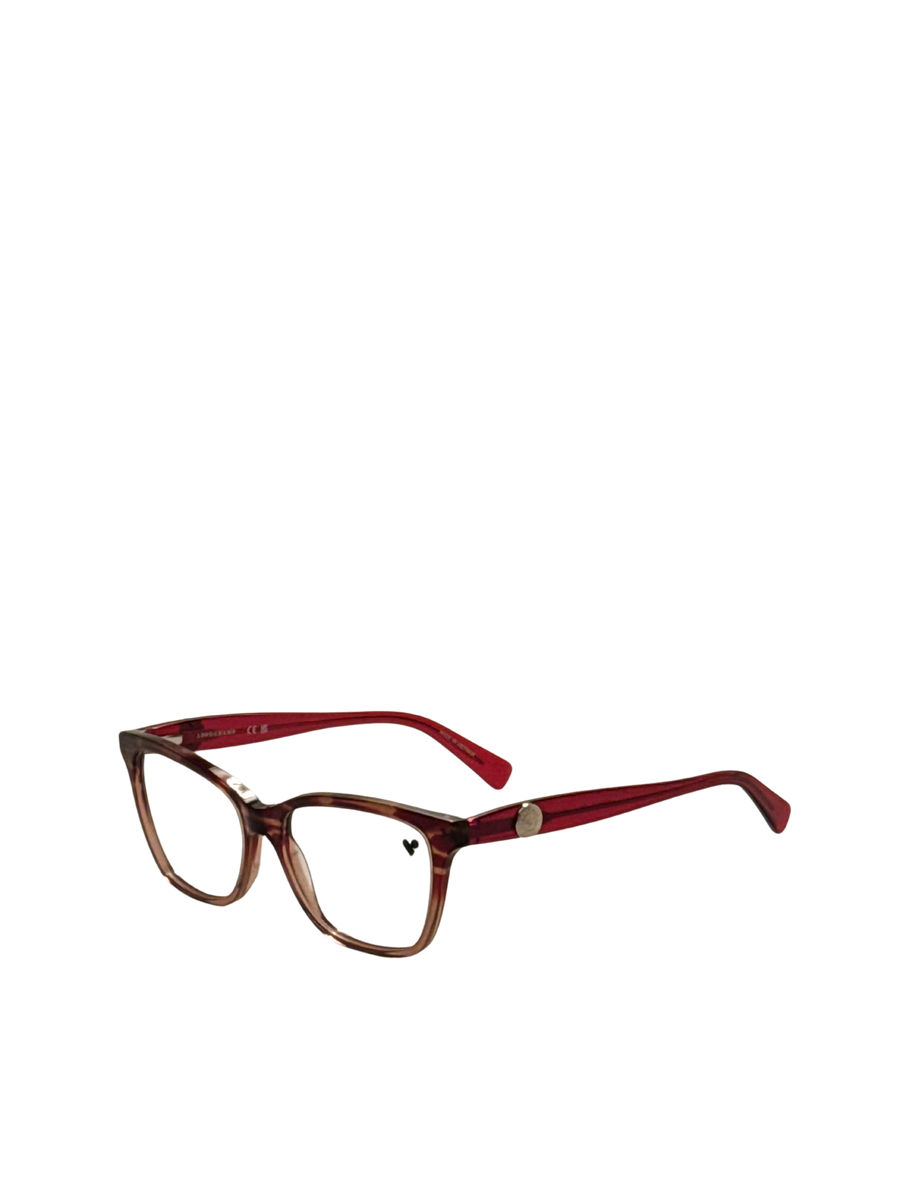 Preloved - Longchamp Womens 55mm Textured Red Eyeglasses Lo2744n-606-55 One Color