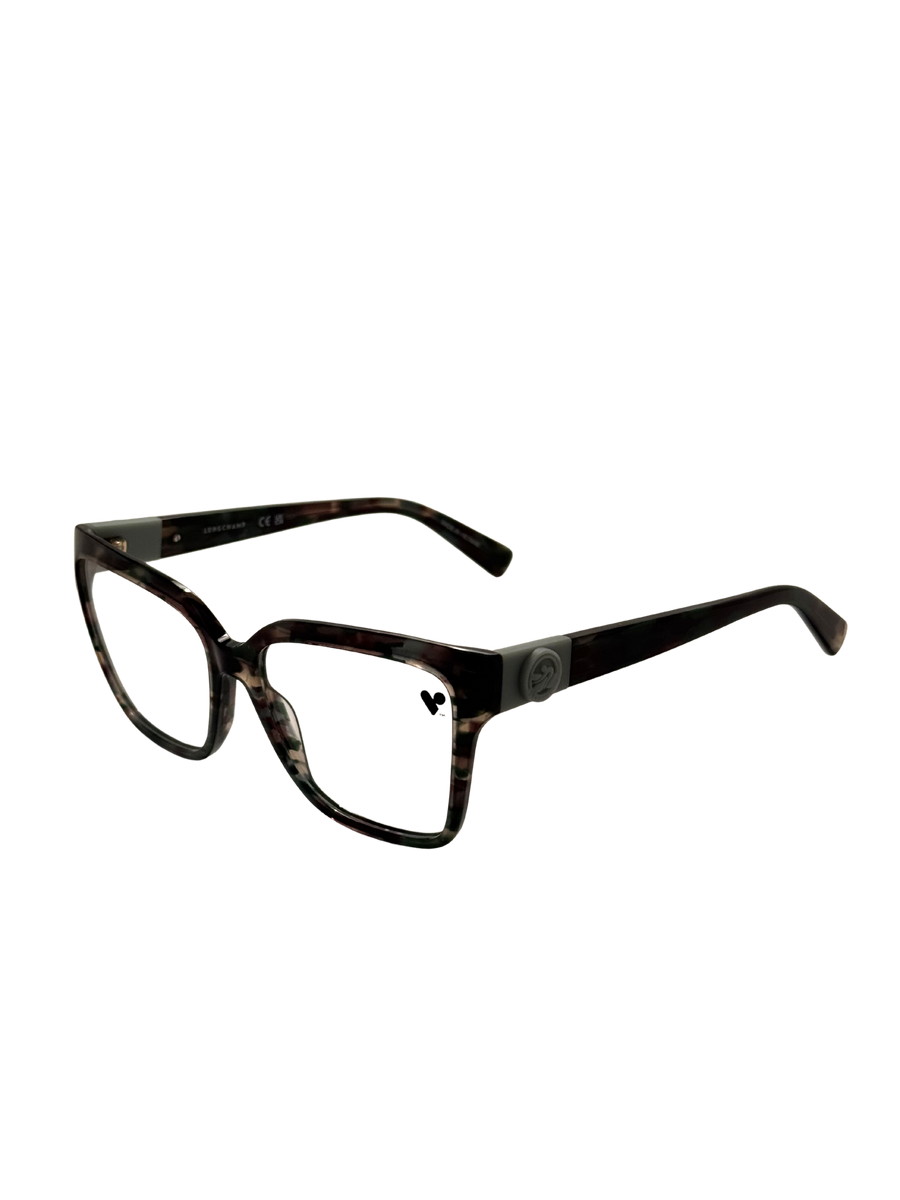 Preloved - Longchamp Womens 53mm Textured Green Eyeglasses Lo2754n-306-53 One Color