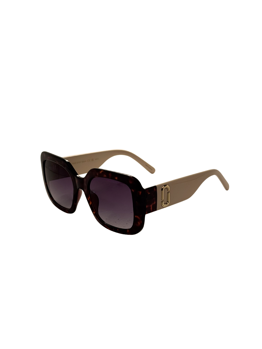 Preloved - Marc Jacobs Womens 53mm Havana Beige Sunglasses Marc647-S-Us-Xlt-53 One Color