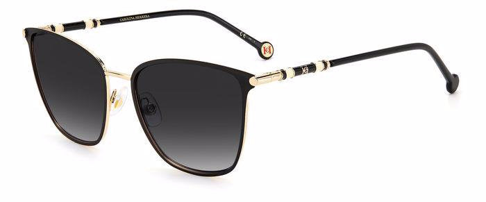 Preloved - Carolina Herrera Womens 56 Mm Dark Grey Shaded Sunglasses Ch0030-S-Rhl-56 One Color