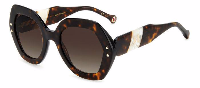 Preloved - Carolina Herrera Womens 52 Mm Brown Sunglasses Her0126-S-C9k-52 One Color